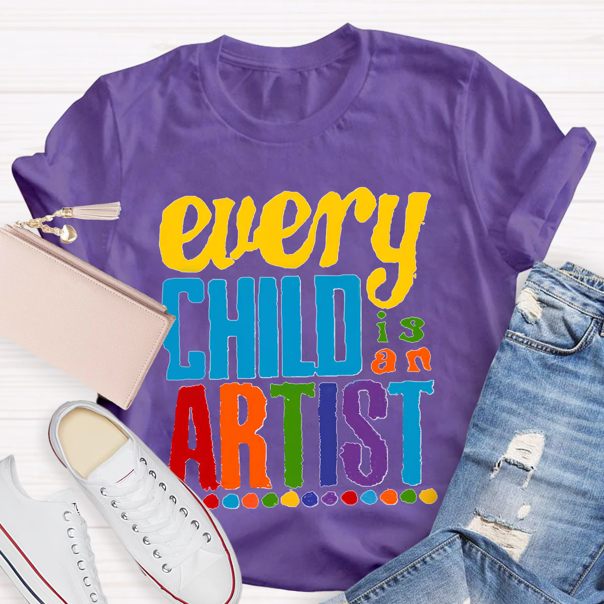 Every Child is an Artist Teachers T-Shirt