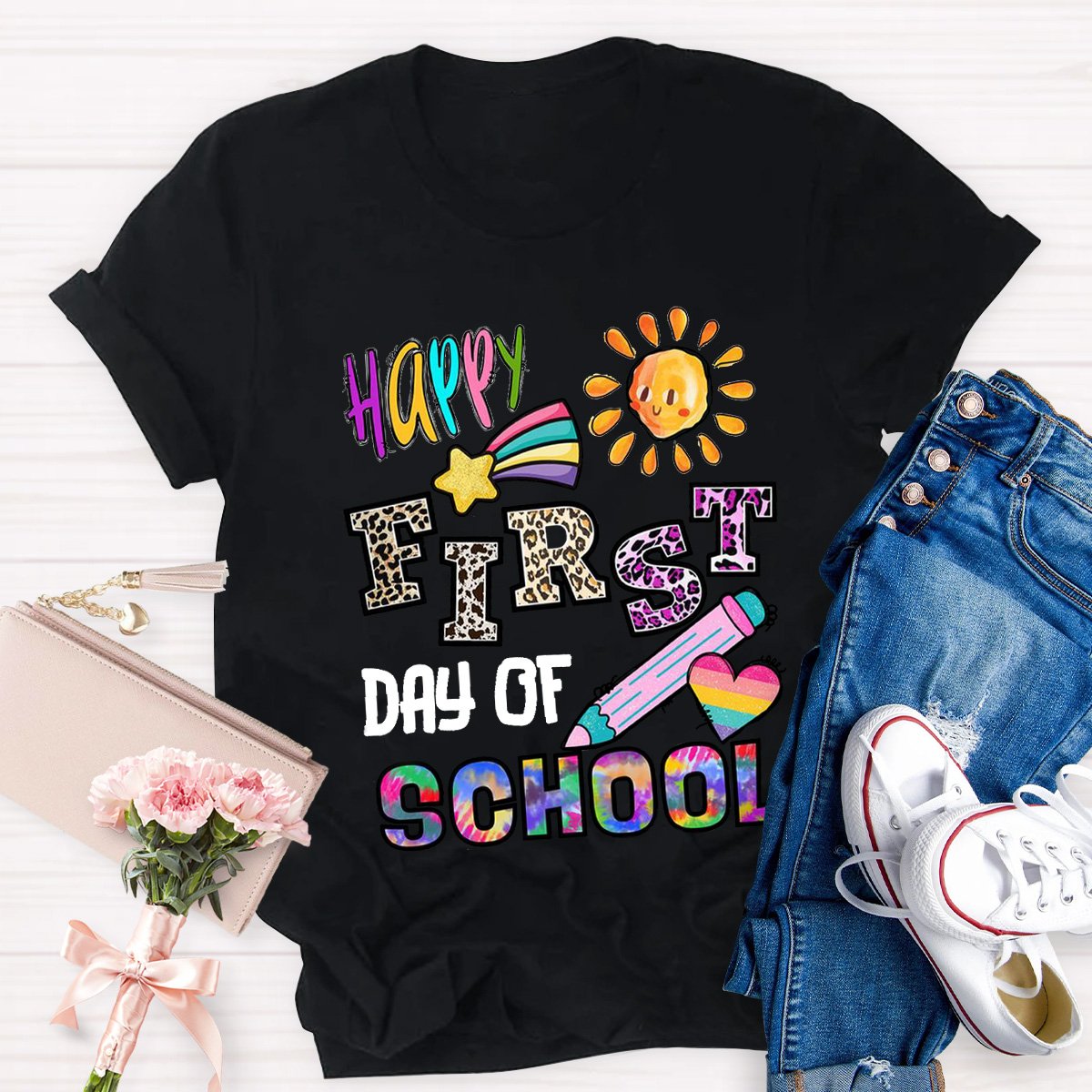 Happy First Day Of School Teacher Shirt