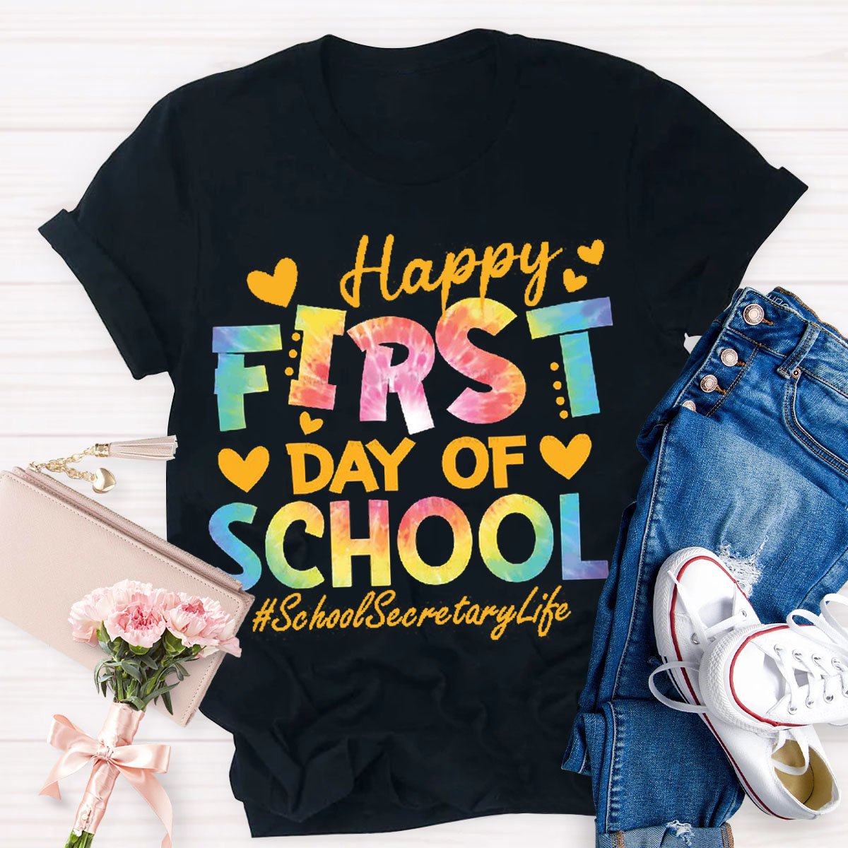 Personalized Your School Title Back To School T-Shirt
