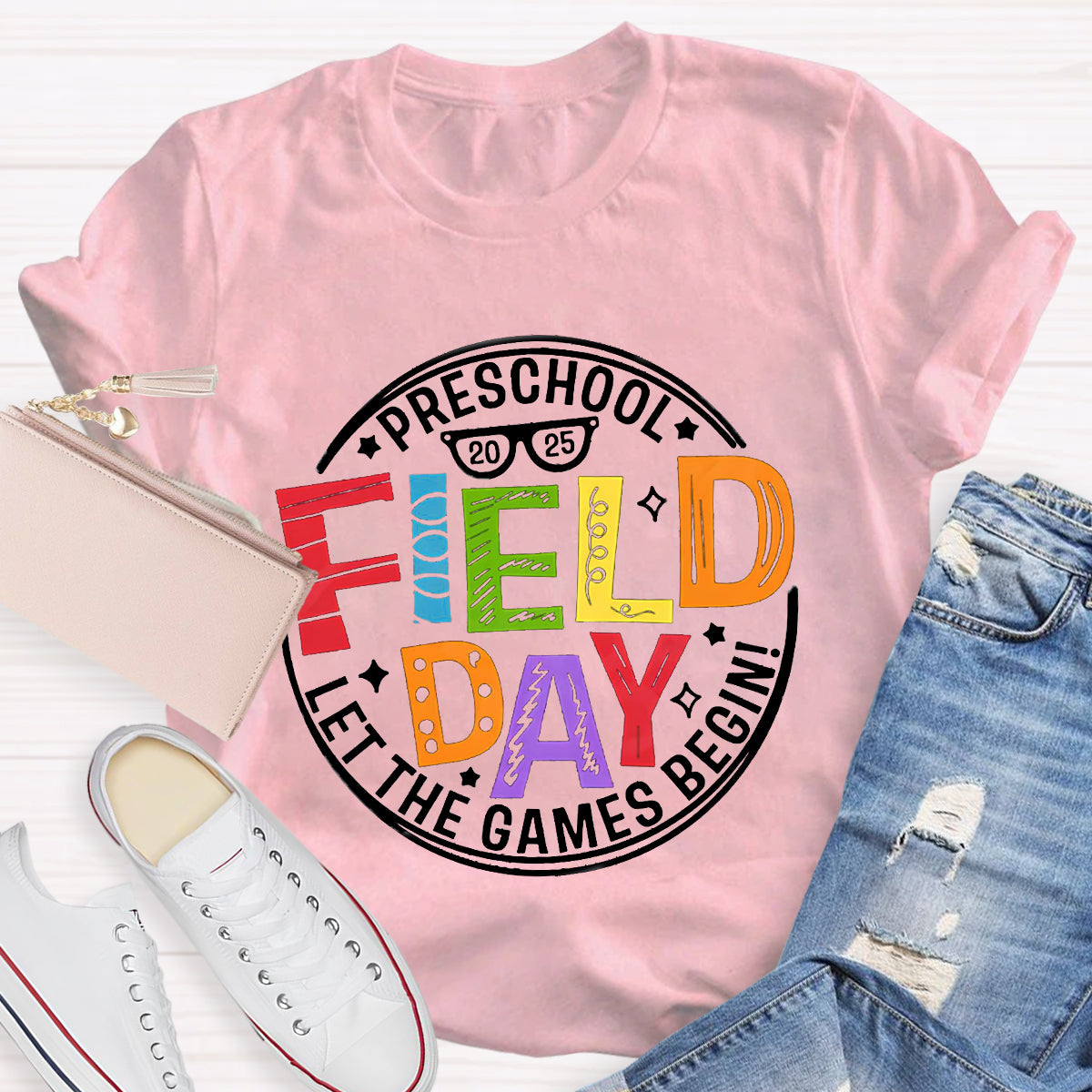Personalized Grade 2025 Field Day Teacher T-Shirt