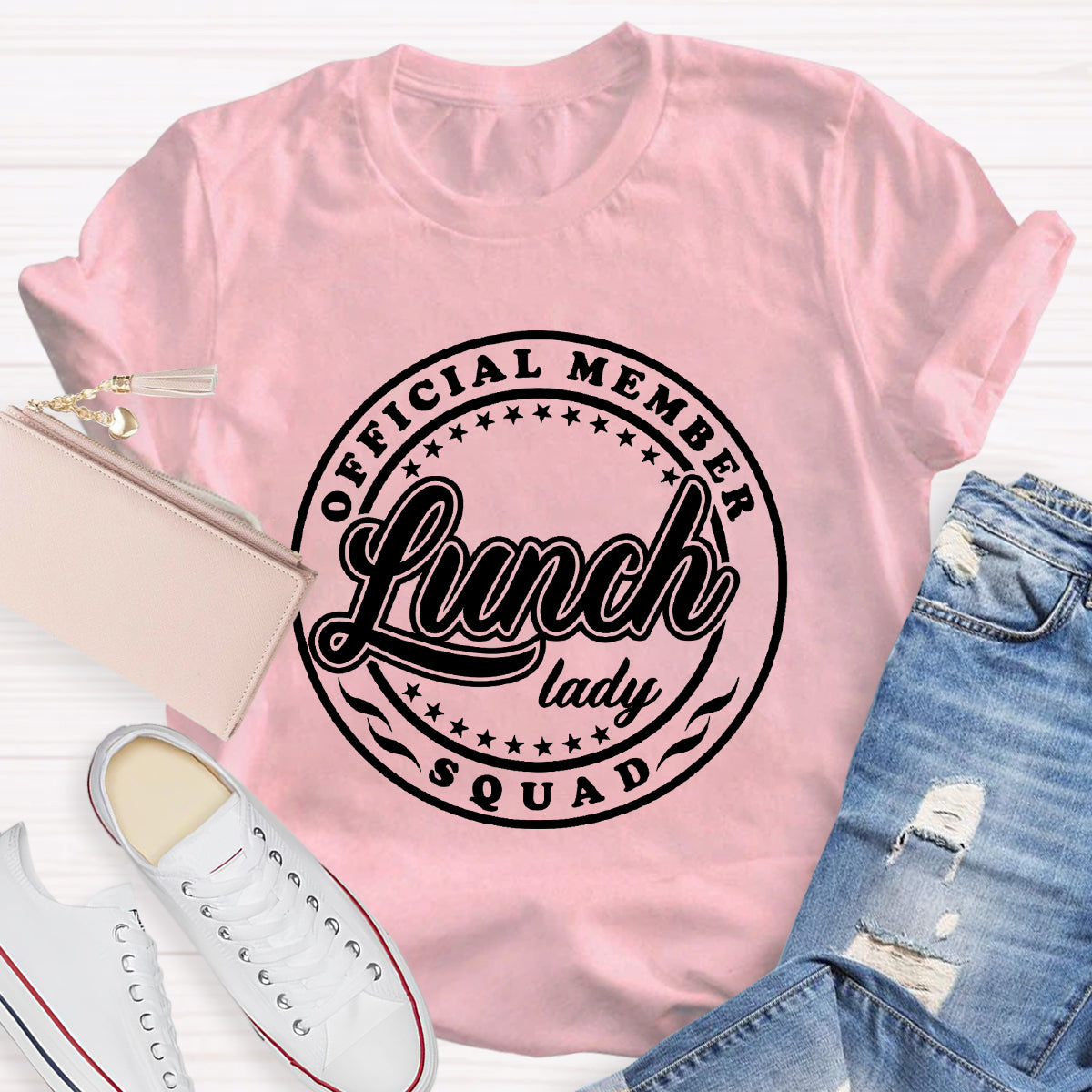 Official Member Squad Lunch Lady T-Shirt