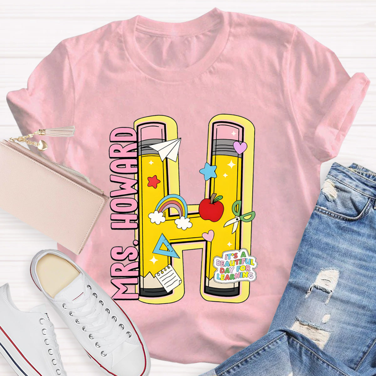 Personalized Teacher Name Mrs Howard T-Shirt