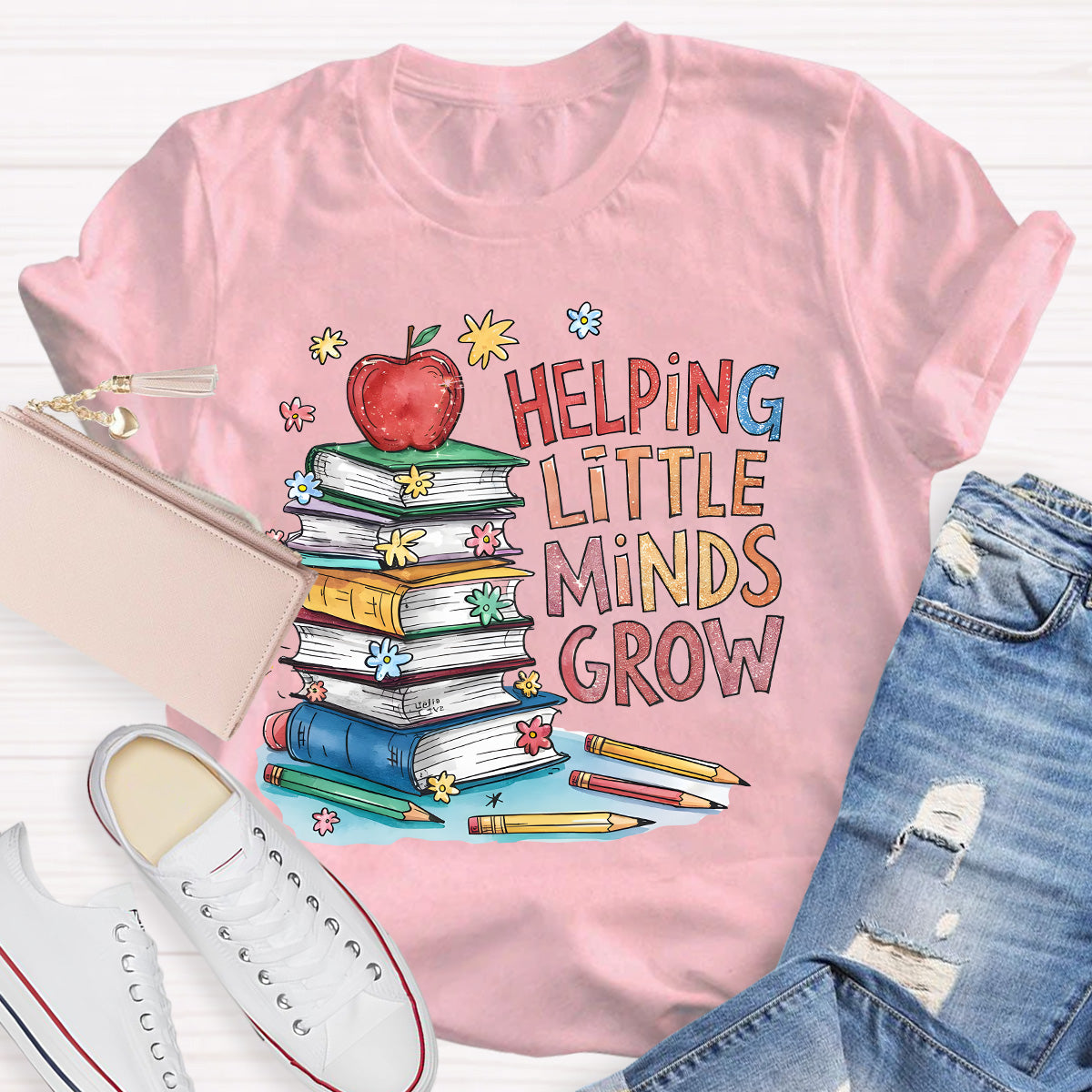 Helping Minds Grow Teacher T-Shirt