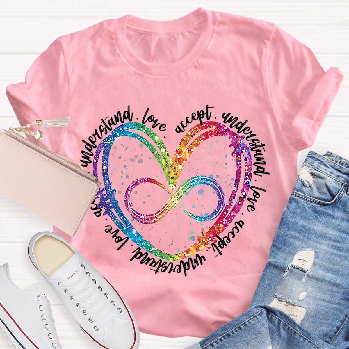 Understand Love Accept Teacher T-Shirt