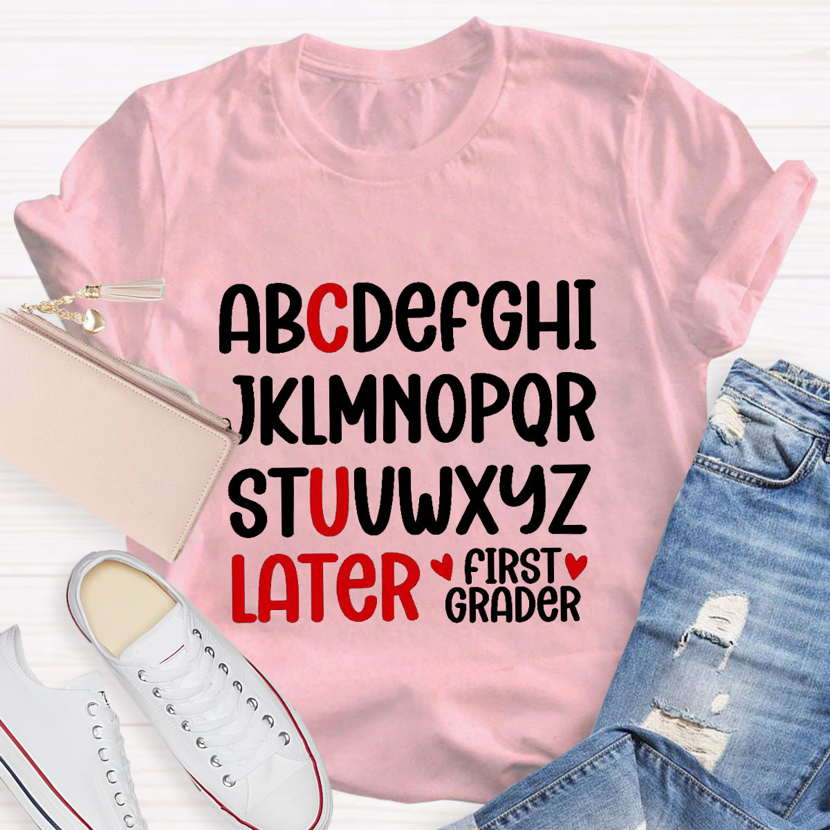 Personalized Grade See You Later Teacher T-Shirt