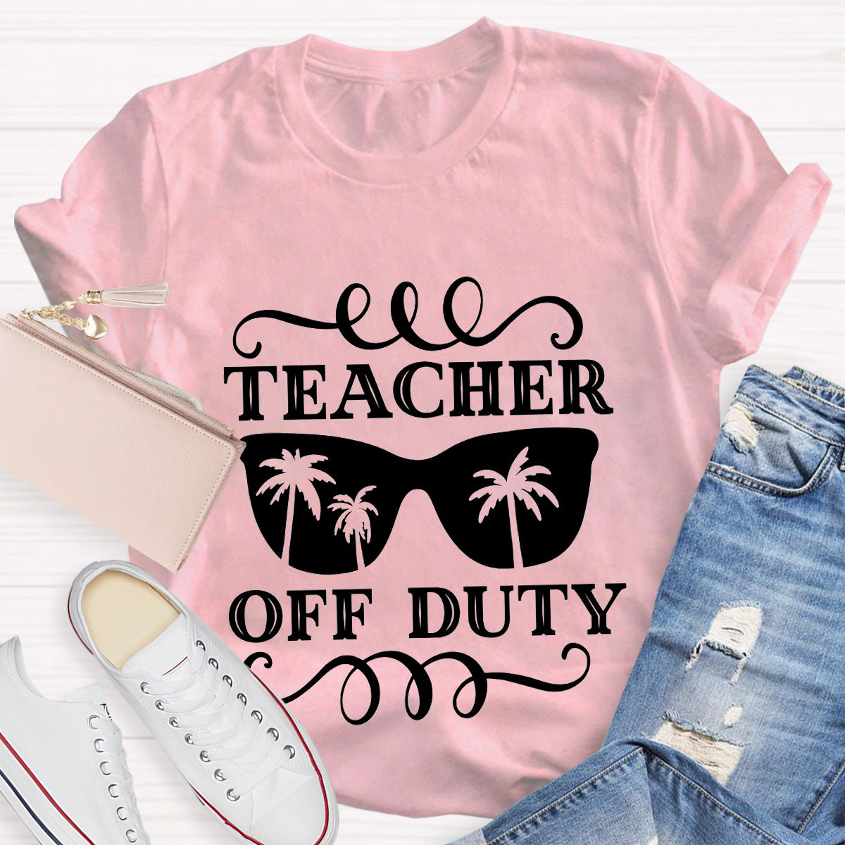 Teacher Off Duty Tree Teacher T-Shirt