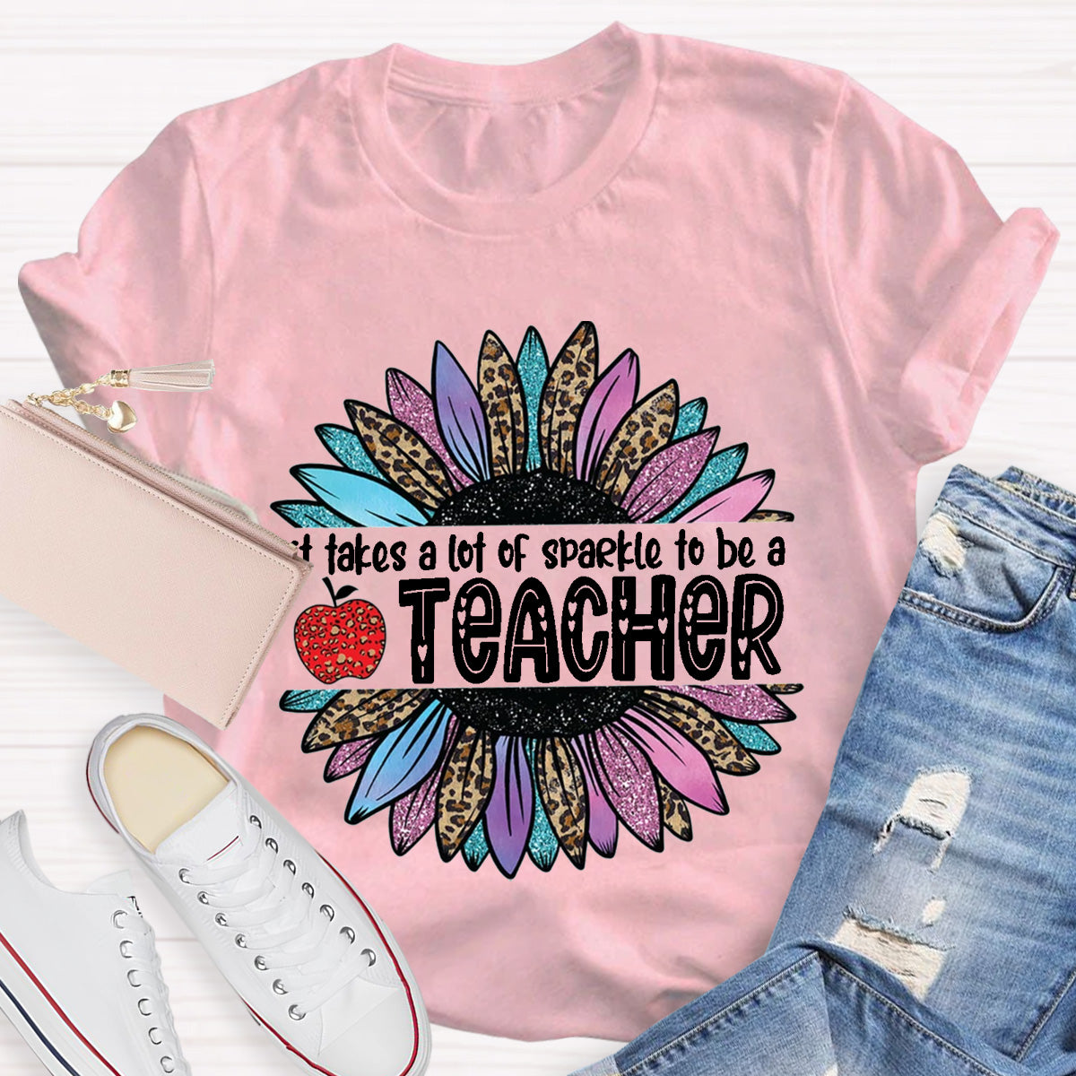It Takes A lot Of Sparkle To Be A Teacher T-Shirt