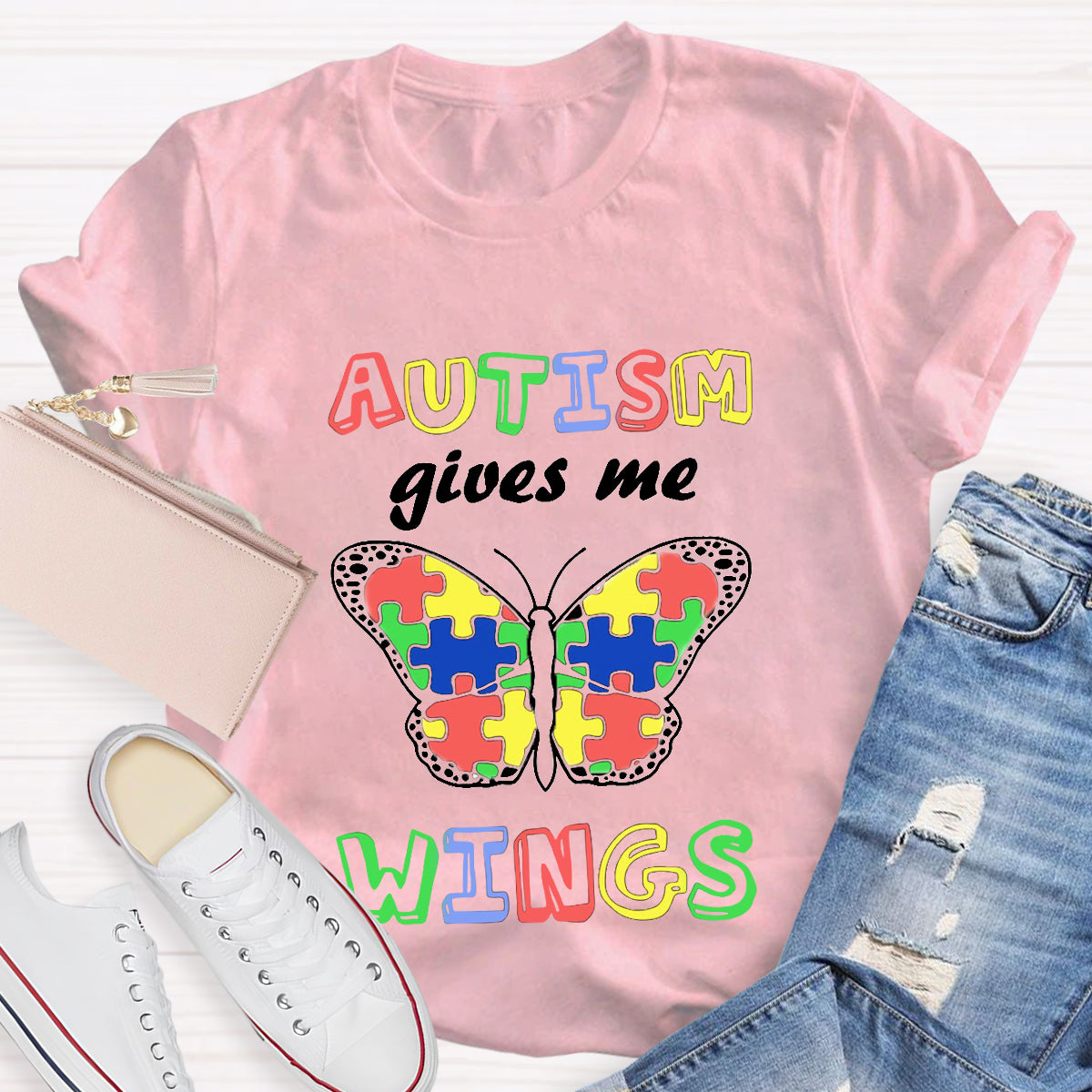Autism Gives Me Wings T-Shirt