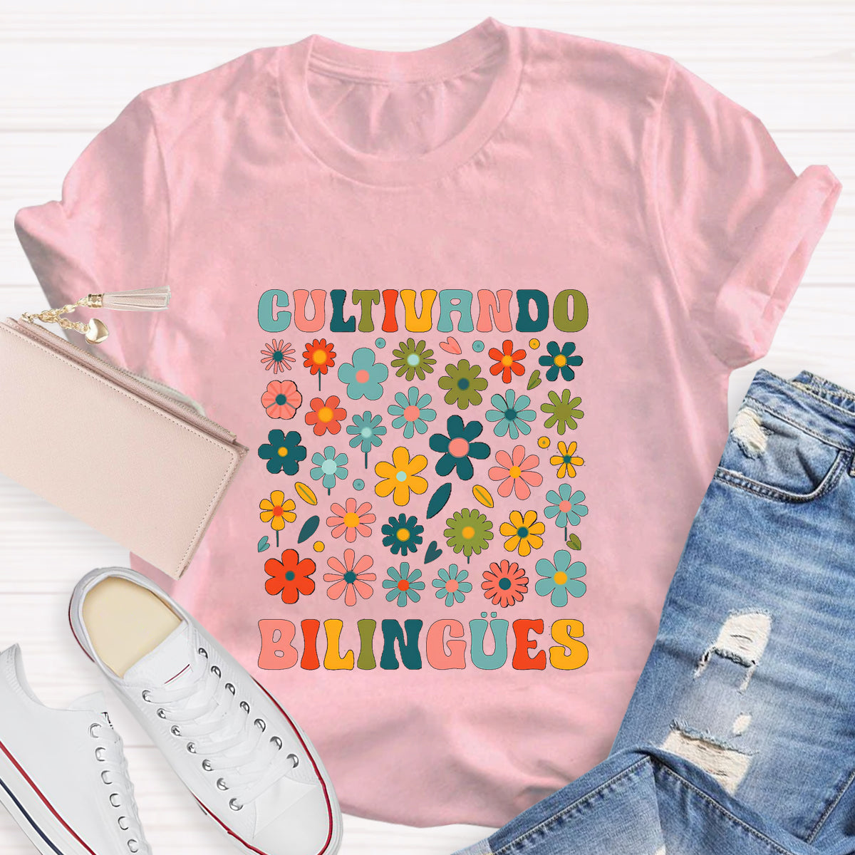 Cultivando Bilingues Spanish Teacher T-Shirt