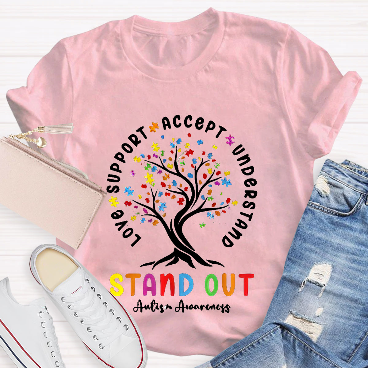 Love And Support Teacher T-Shirt