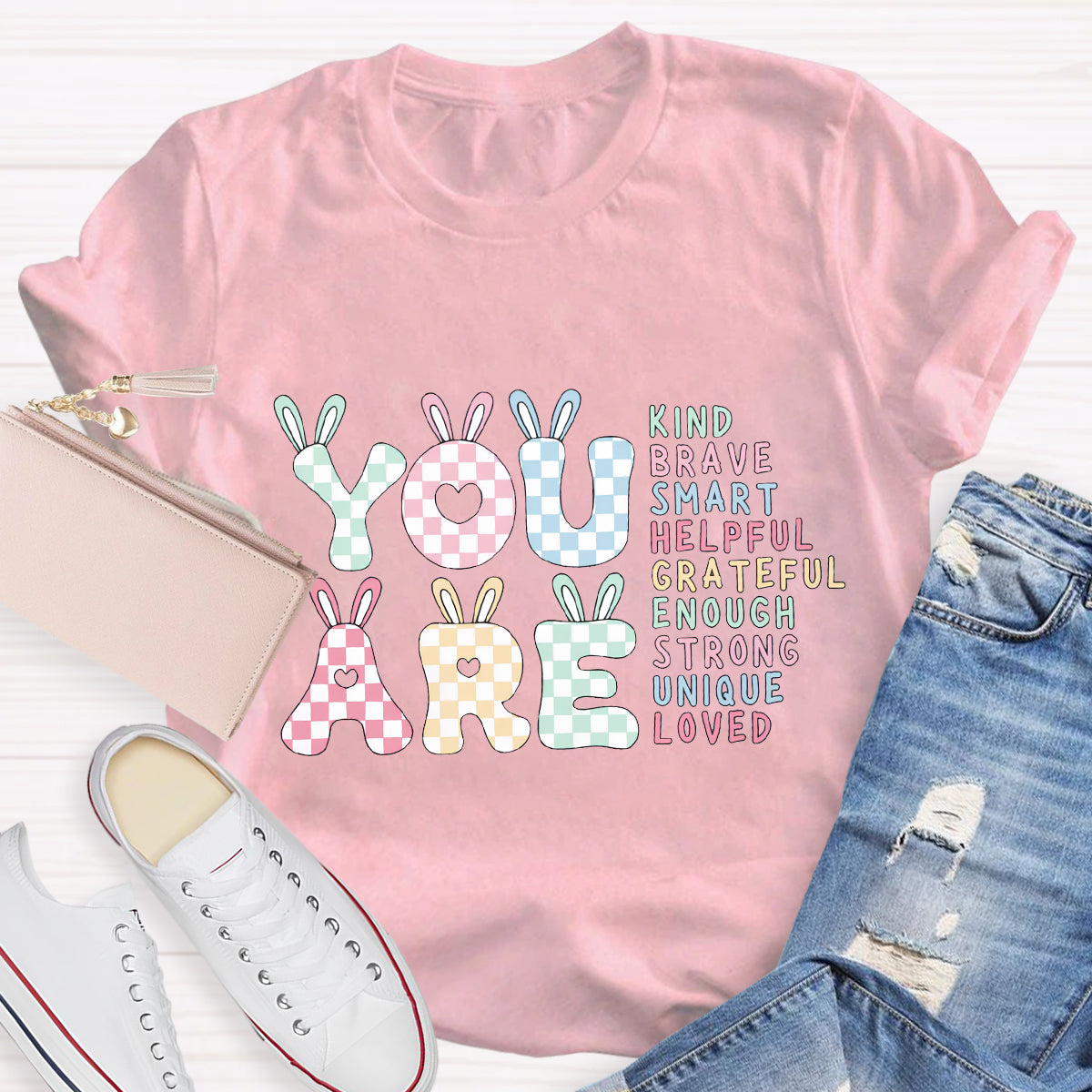 Easter You Are Kind Smart Teacher T-Shirt