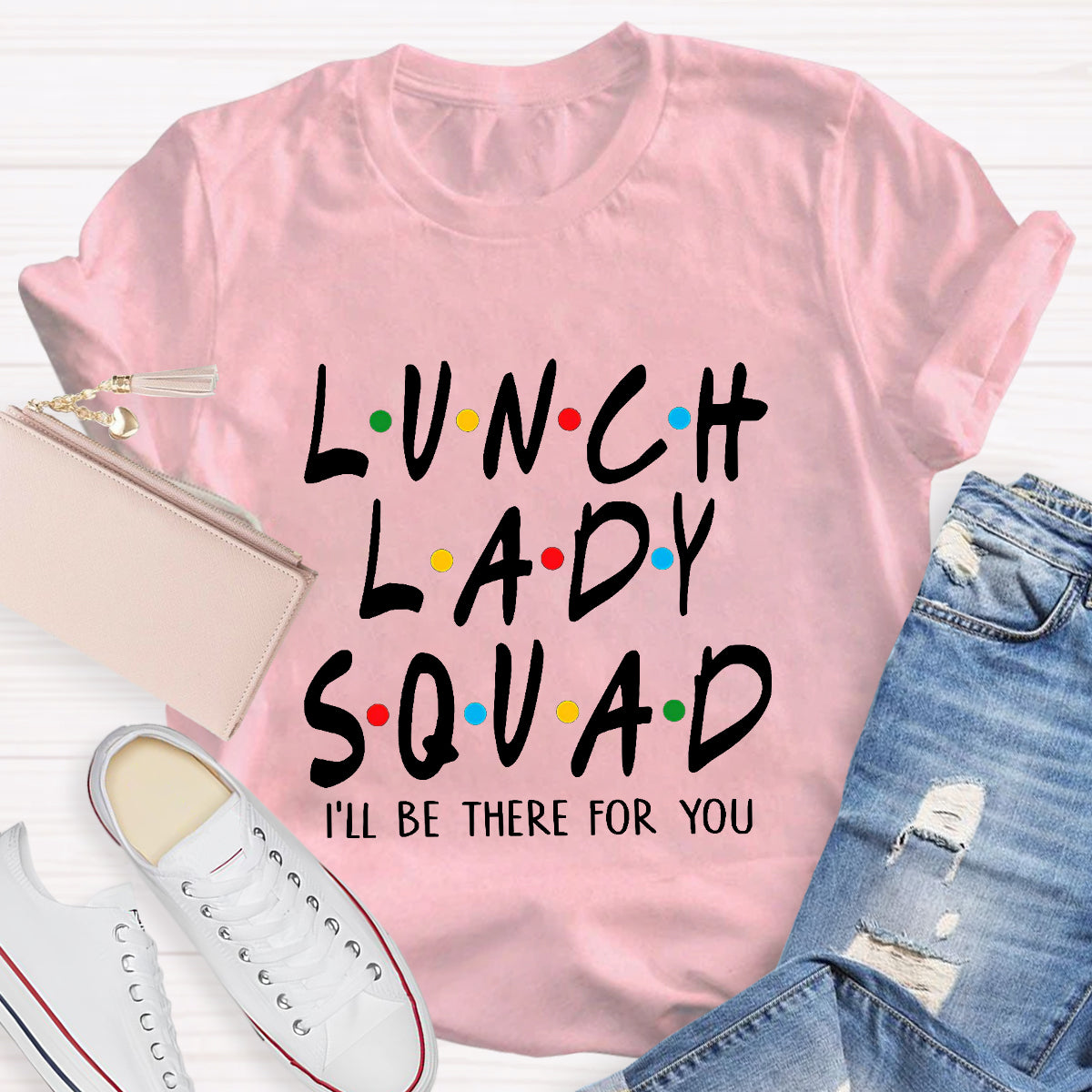 Lunch Lady Aquad Teacher T-Shirt