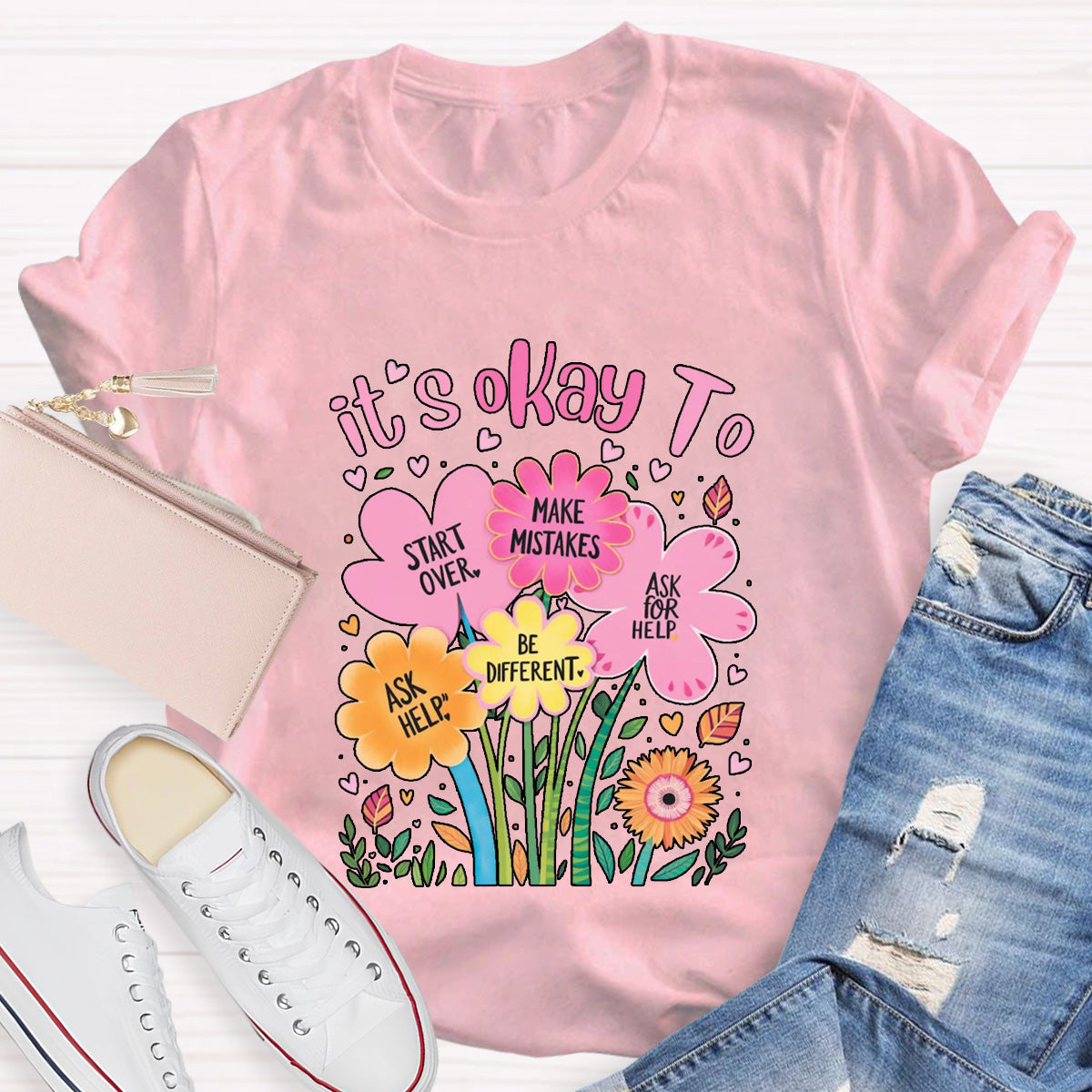 It's Okay To Be Different Teacher T-Shirt