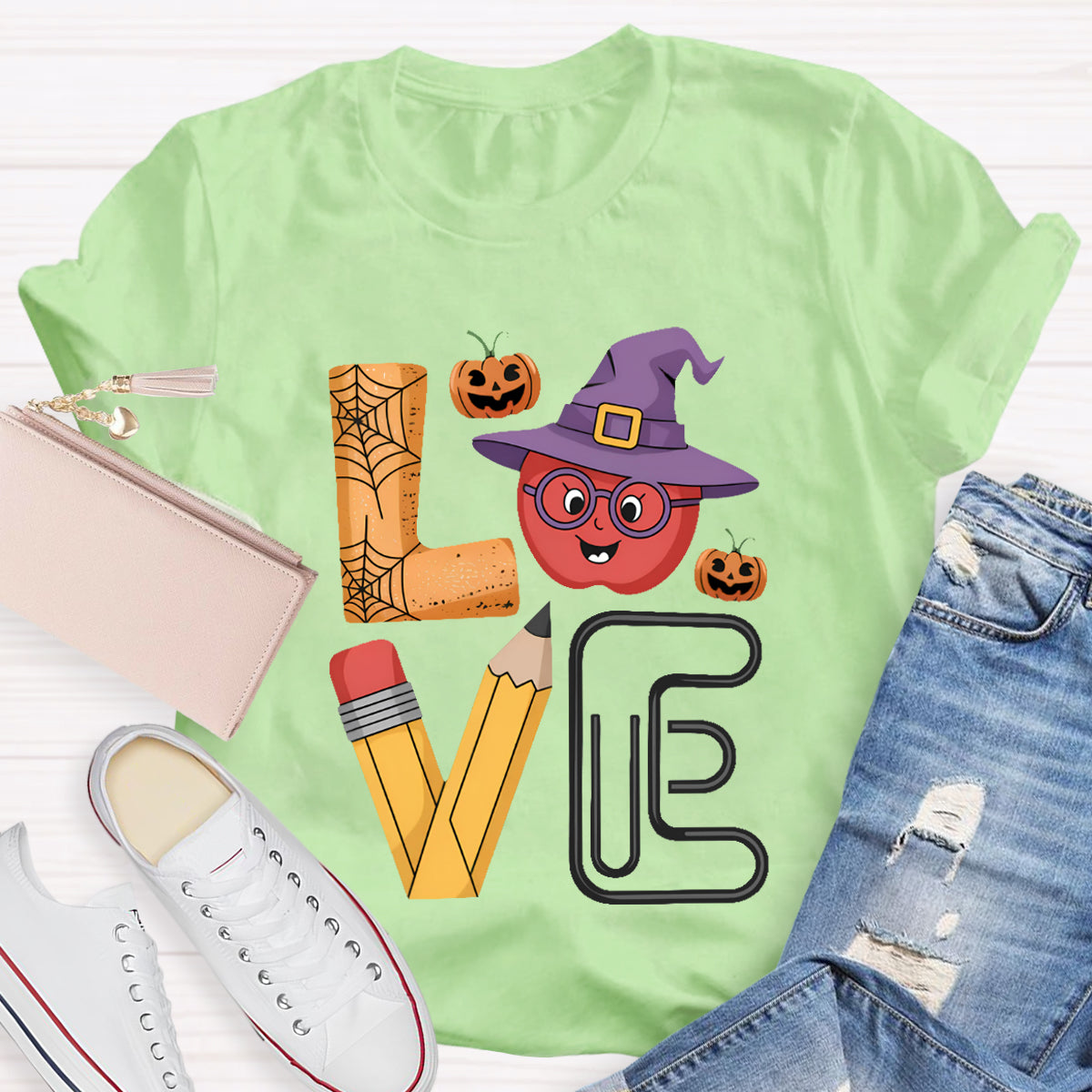 Love Halloween Pumpkin Funny T-shirt