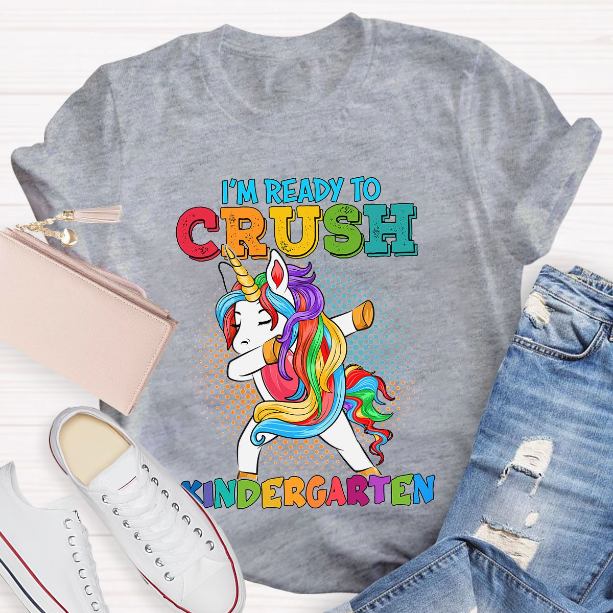 Personalized Design Teachers Grade I'M Ready To Crush T-Shirt