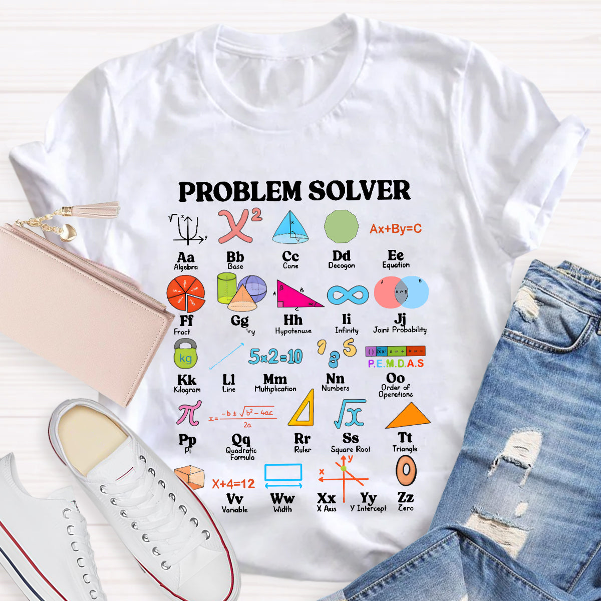 Problem Solver Math Teacher T-shirt