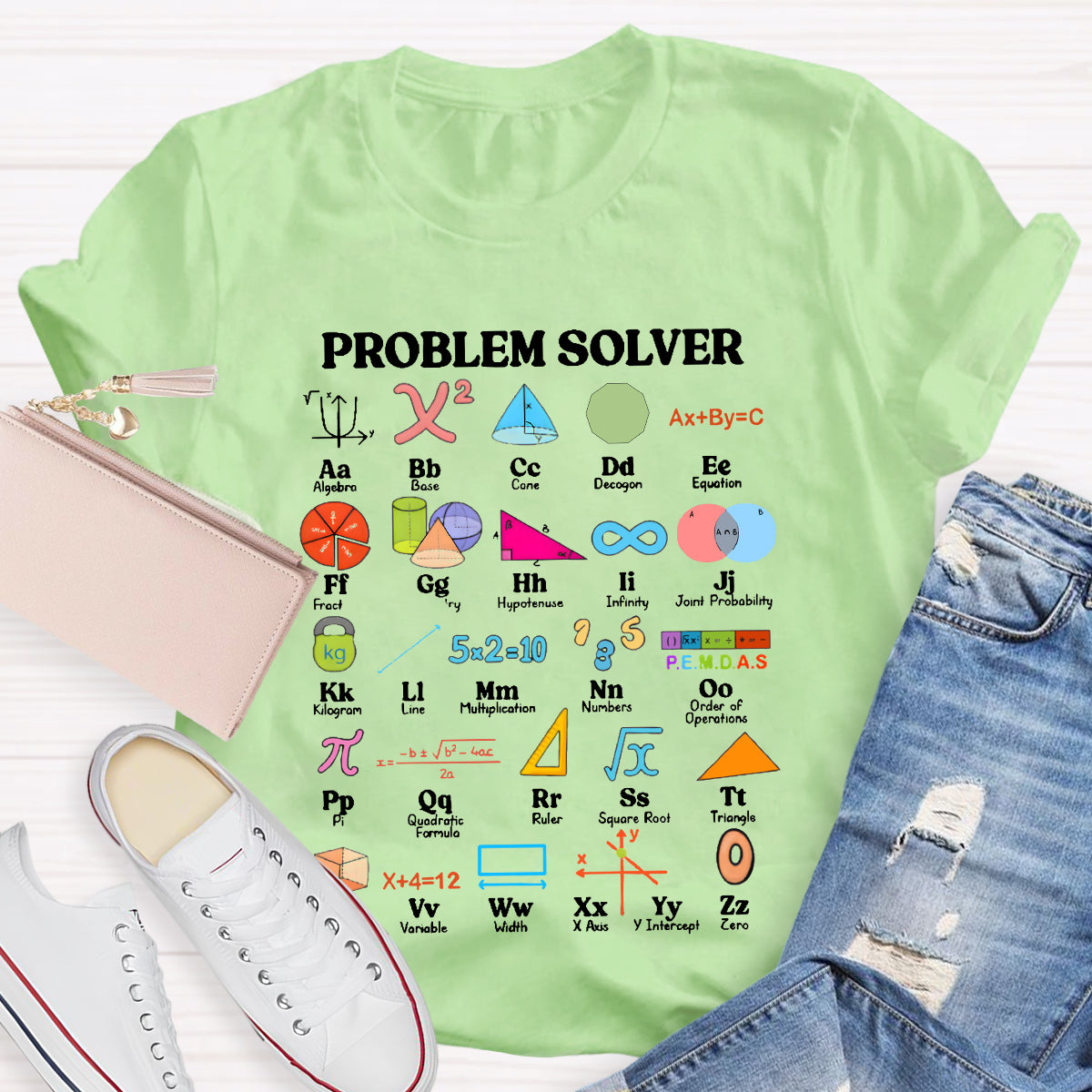 Problem Solver Math Teacher T-shirt