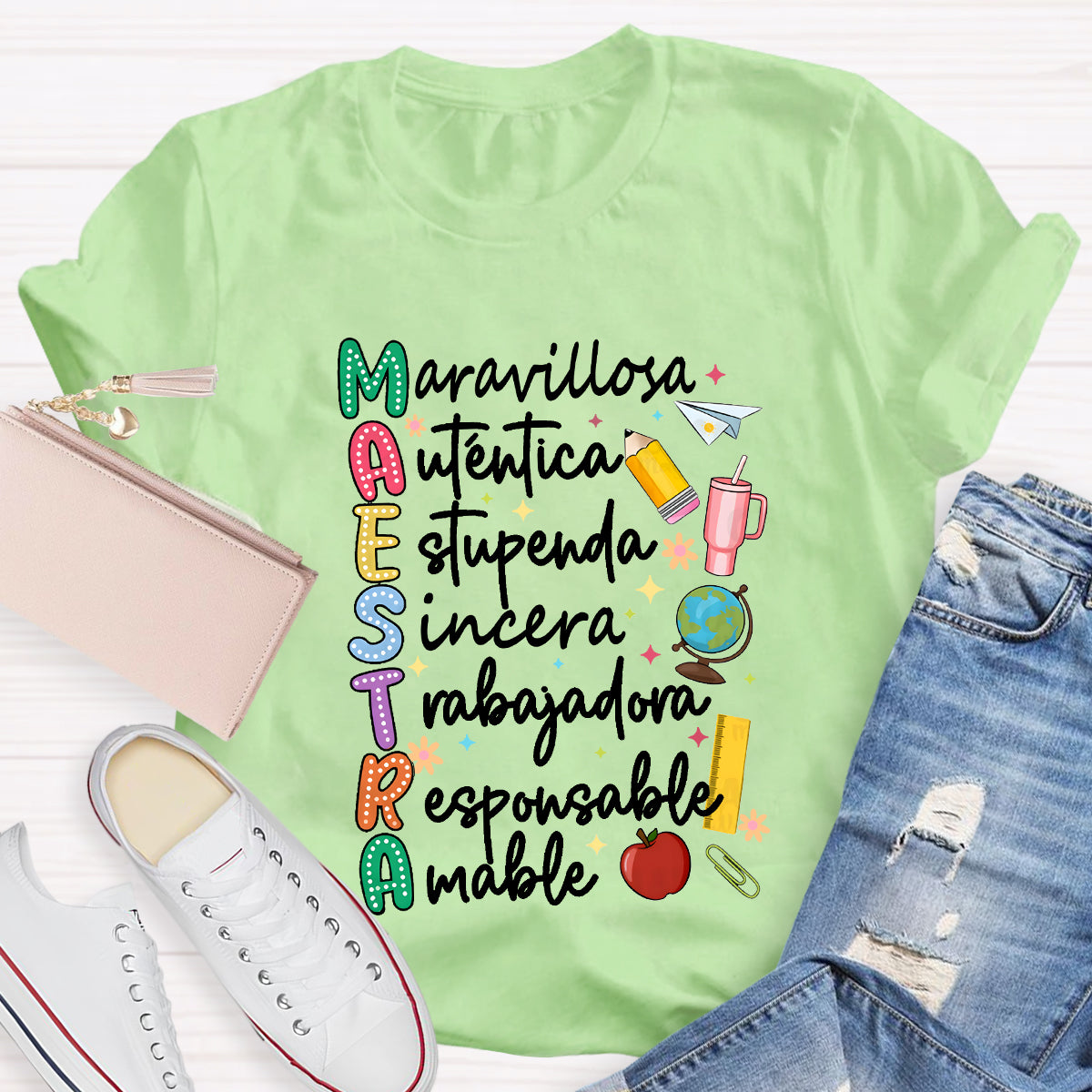 Maestra Dual Language Teacher T-Shirt