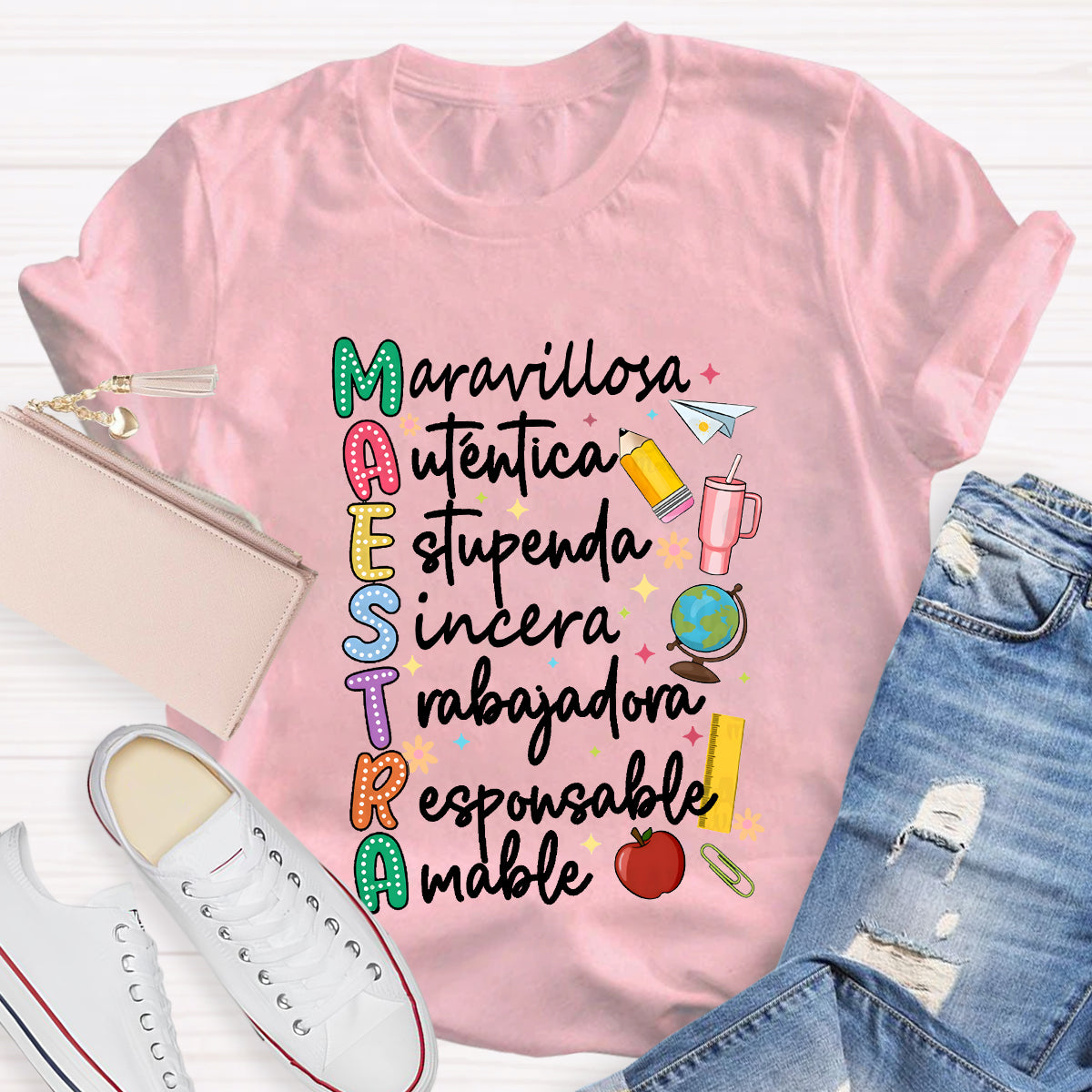 Maestra Dual Language Teacher T-Shirt