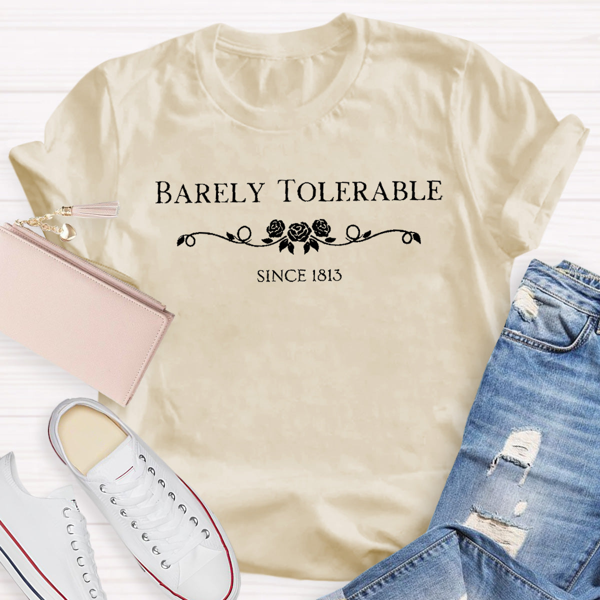 Barely Tolerable Teacher T-Shirt