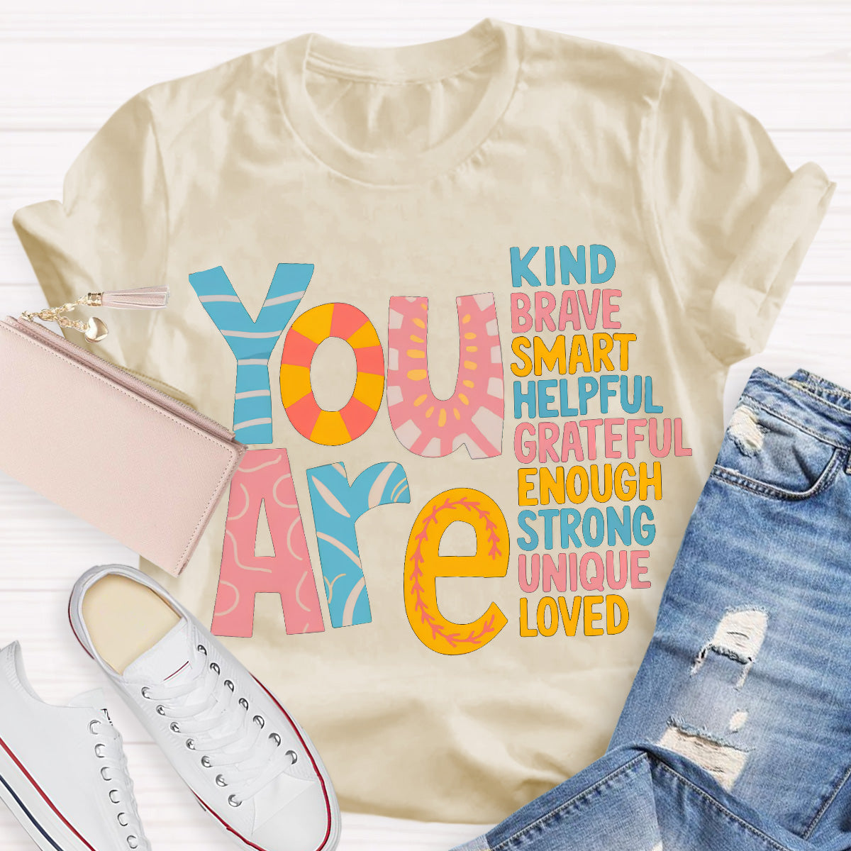 You Are Unique Strong Teacher T-Shirt