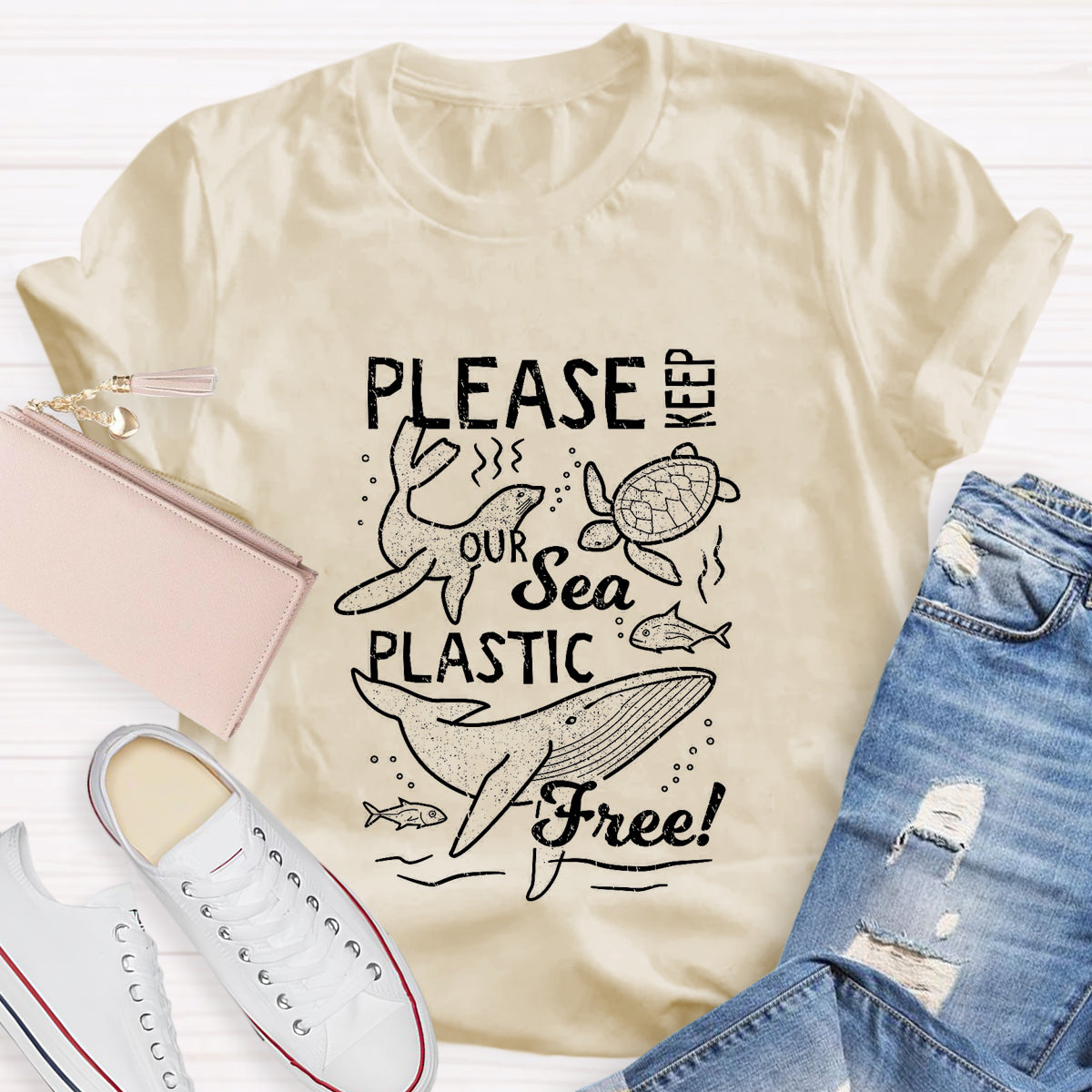 Please Keep Our Sea Plastic Free T-Shirt