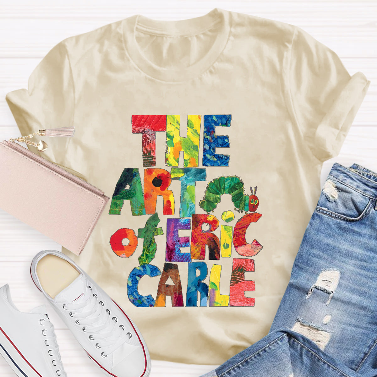 The Art Of Eric Carle Teacher Shirt