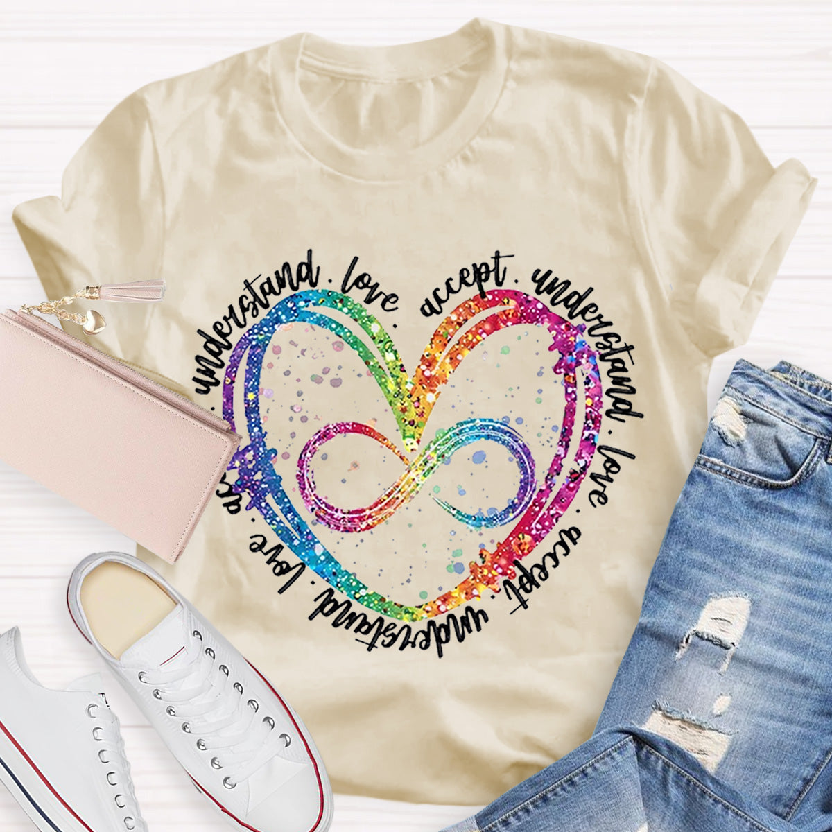 Understand Love Accept Teacher T-Shirt