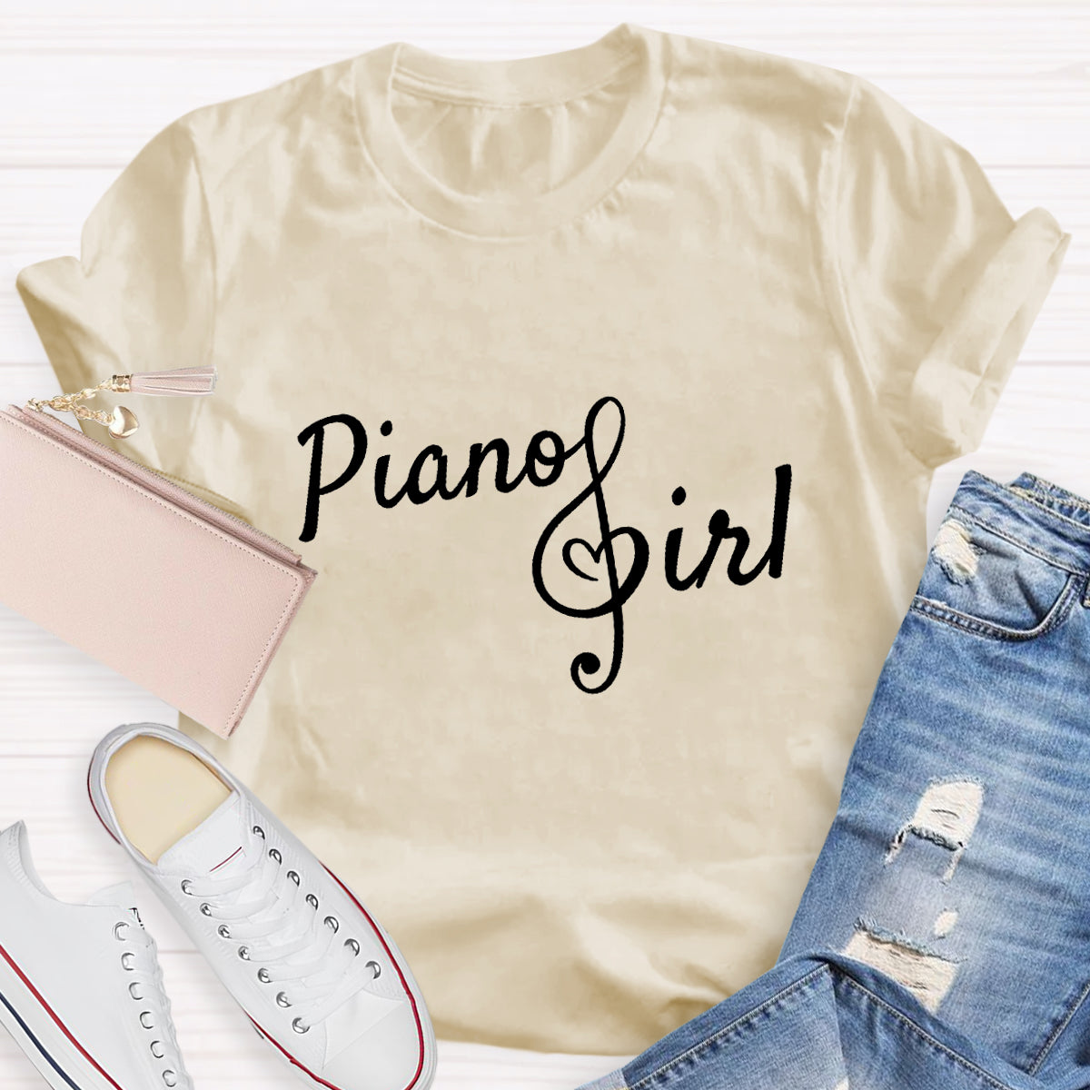 Piano Girl Teacher T-Shirt