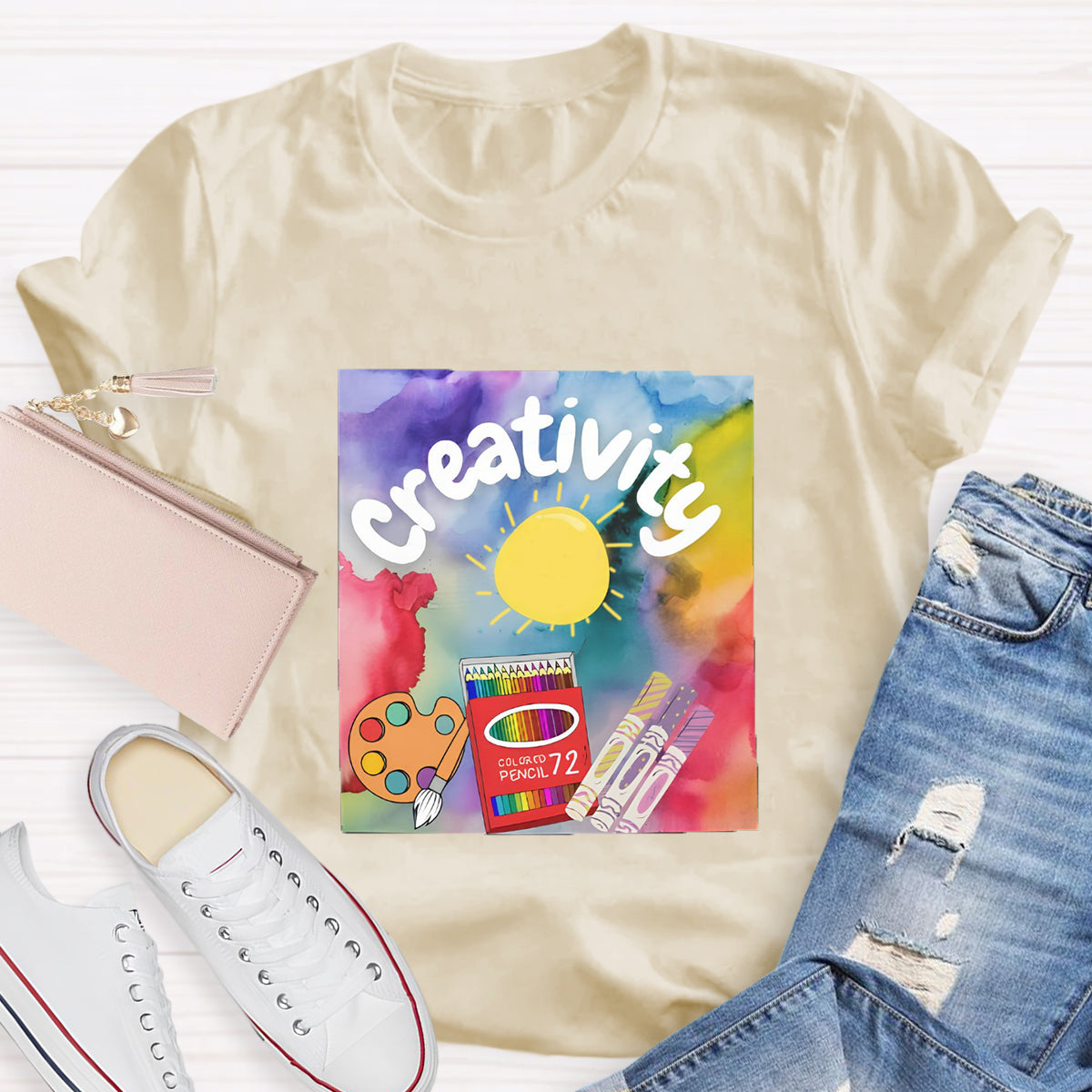 Be Creativity Art Teacher T-Shirt