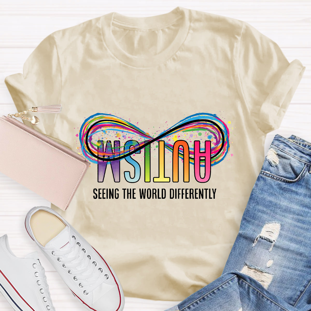 Seeing The World Differently Infinity Symbol T-Shirt