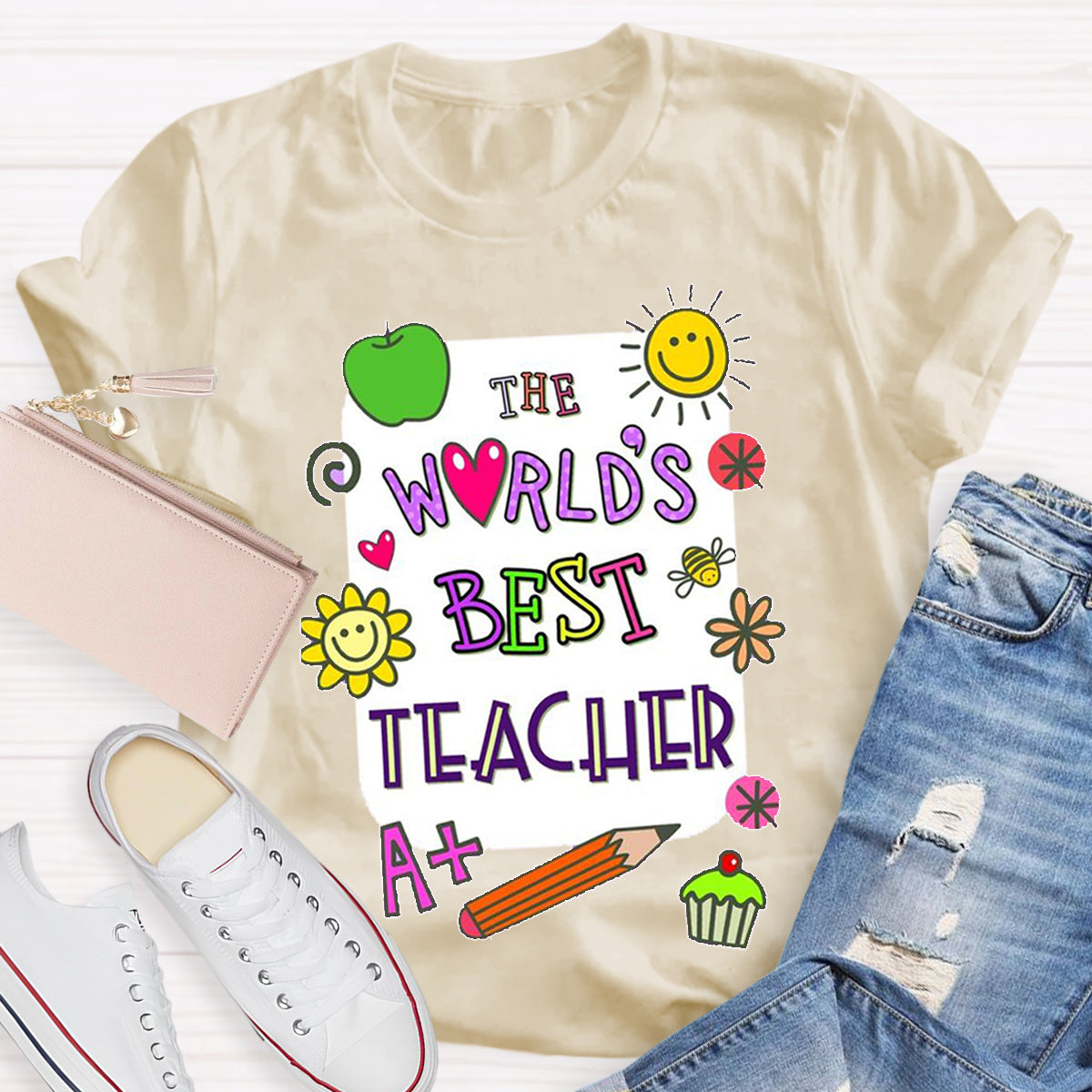 The Word's Best Teacher T-Shirt