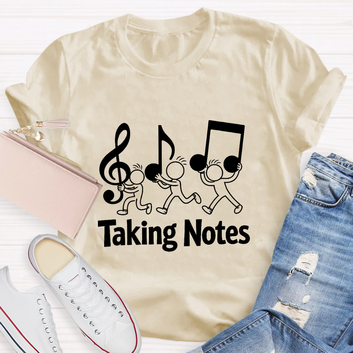 Taking Notes Music Teacher T-Shirt