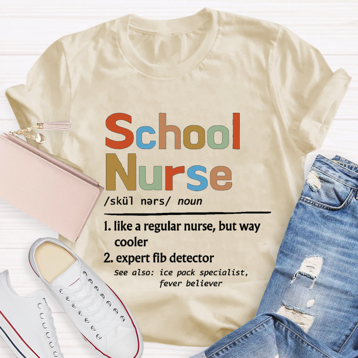 School Nurse Like Normal Nurse But Way Cooler T-Shirt