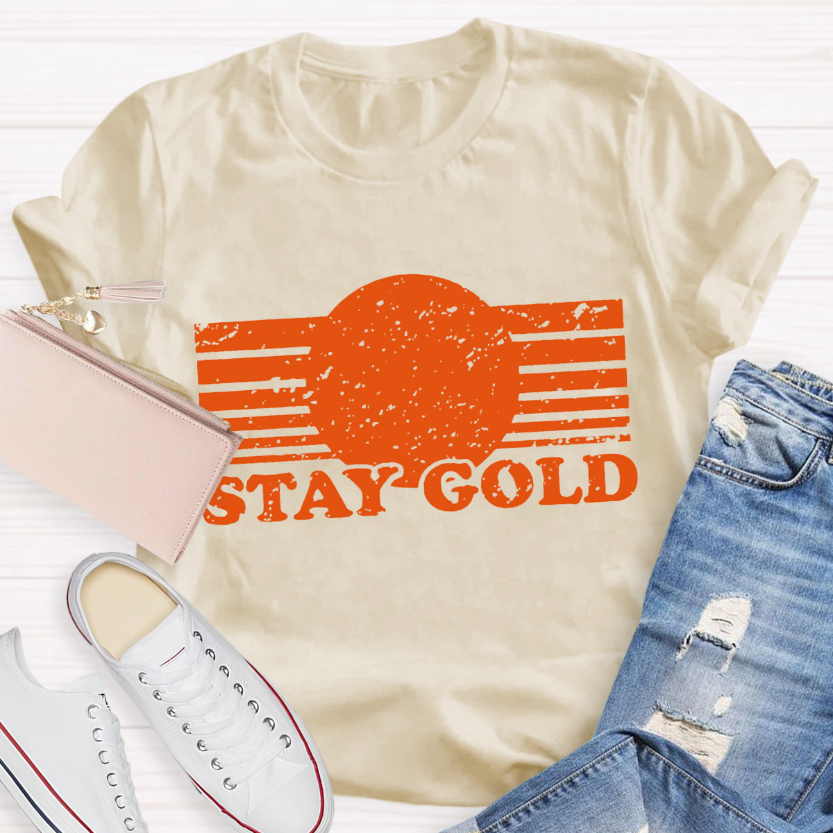 Stay Gold Teacher T-Shirt
