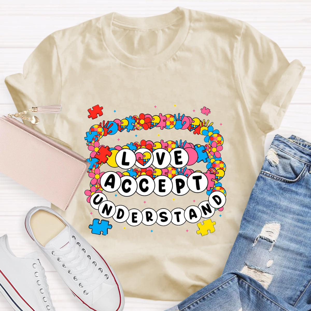 Love Accept Understand Bracelet T-Shirt