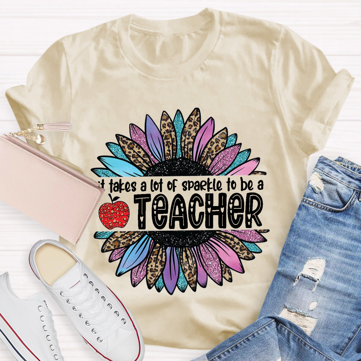 It Takes A lot Of Sparkle To Be A Teacher T-Shirt