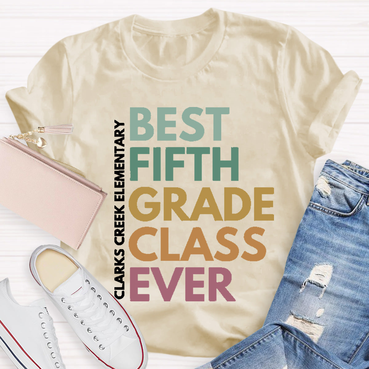 Personalized Grade And School Name Best ClassT-Shirt