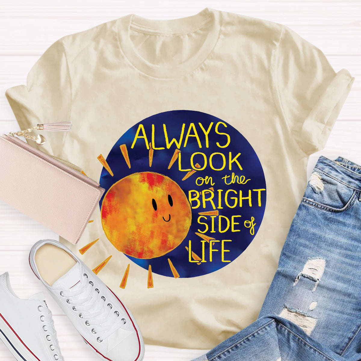 Always Look On The Bright Side Of Life Teacher T-Shirt