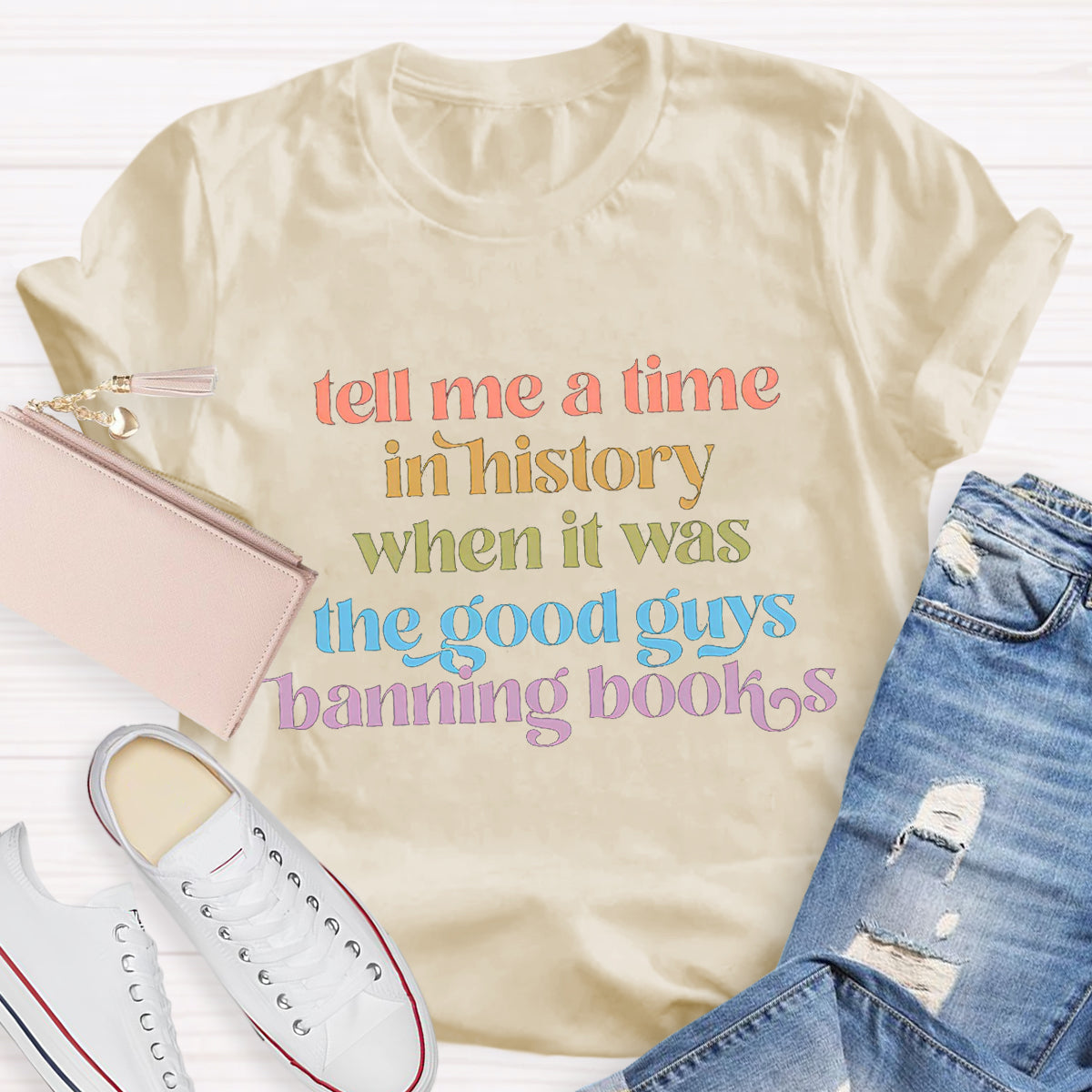 Tell Me A Time In History Teacher T-Shirt
