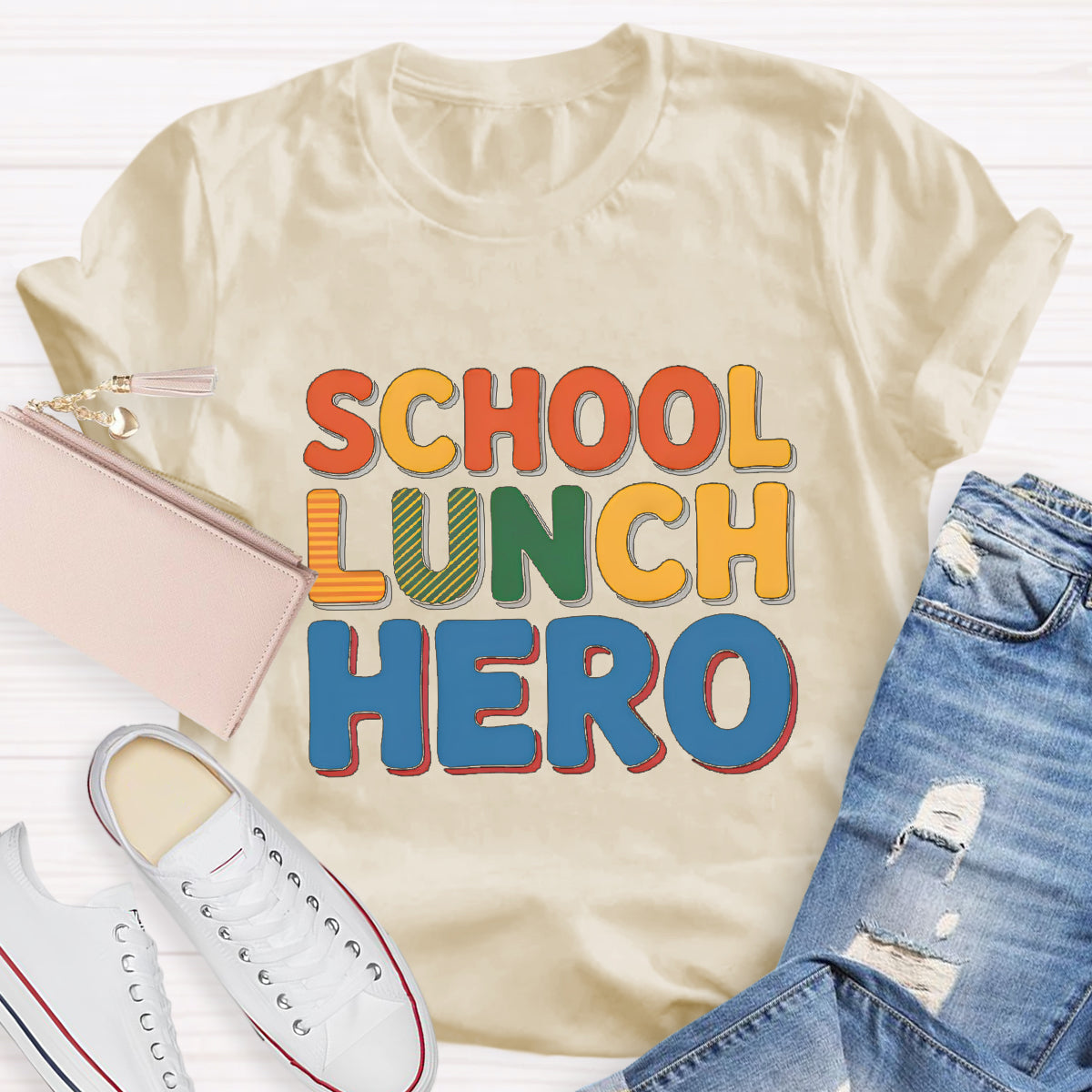 School Lunch Hero T-shirt