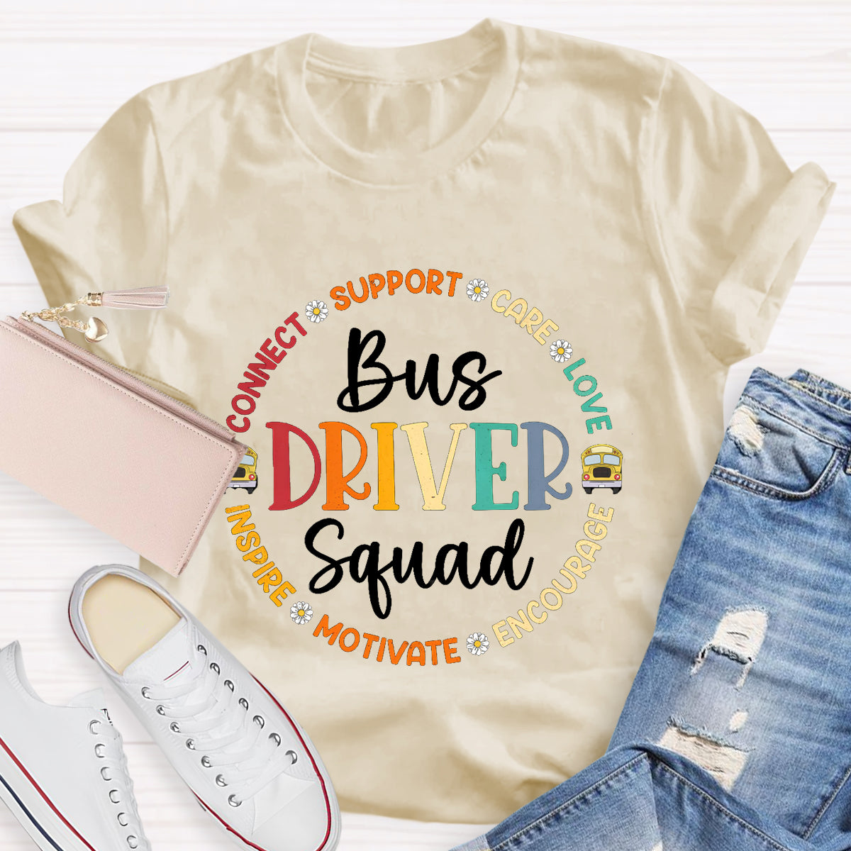 Bus Driver Squad Teacher T-Shirt