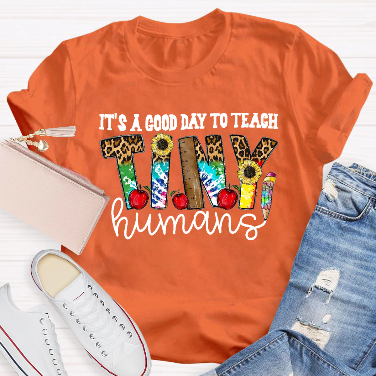 It's A Good Day To Teach Tiny Humans Leopard T-Shirt