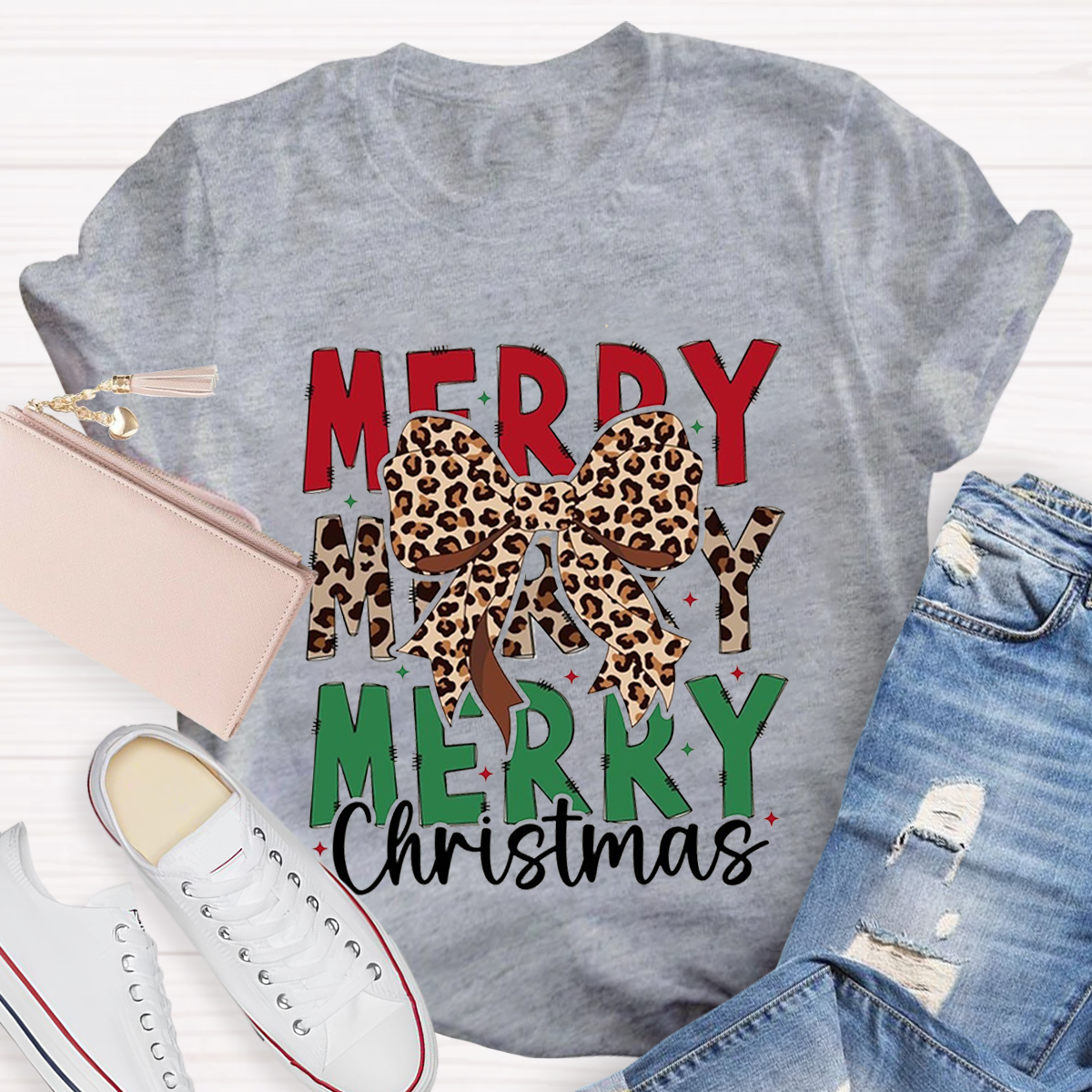 Cute Merry Christmas Teacher T-Shirt