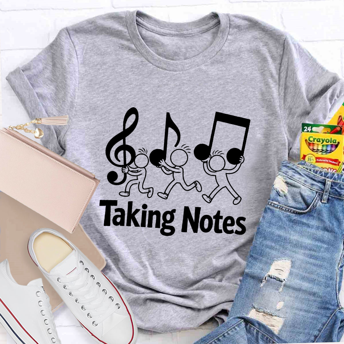 Taking Notes Music Teacher T-Shirt