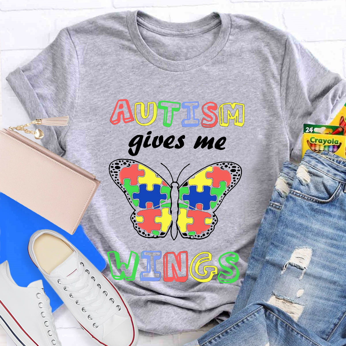 Autism Gives Me Wings T-Shirt