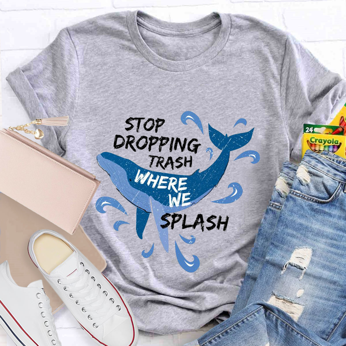 Stop Dropping Trash Into The Splash T-Shirt