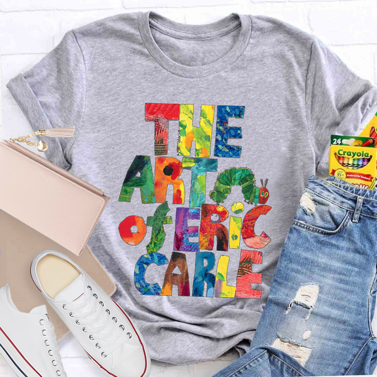 The Art Of Eric Carle Teacher Shirt