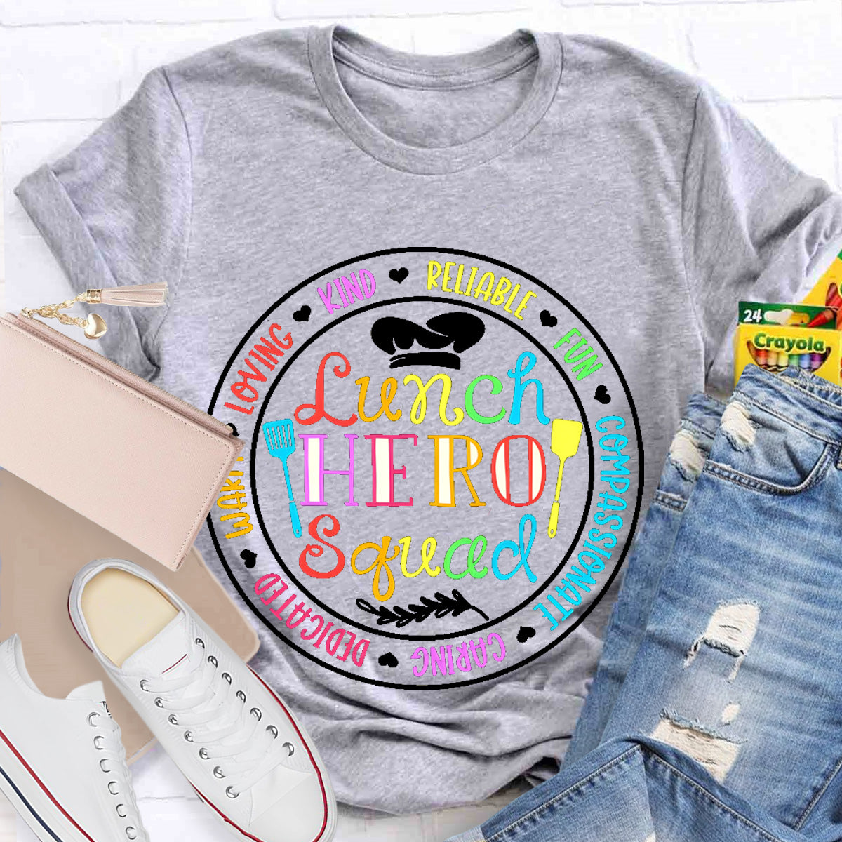 Lunch Hero Squad Warm Loving Kind T-Shirt