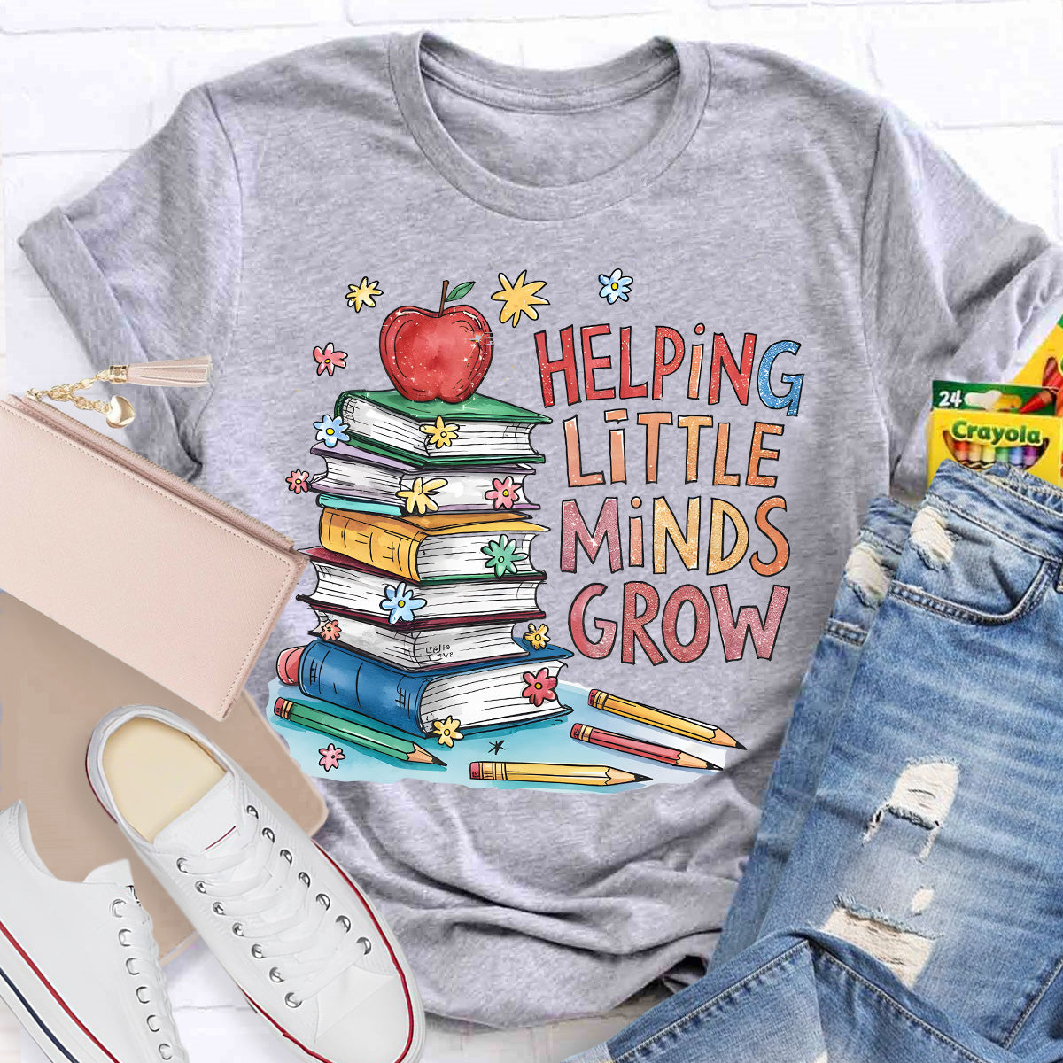 Helping Minds Grow Teacher T-Shirt